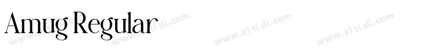 Amug Regular字体转换 Amug Regular字体转换